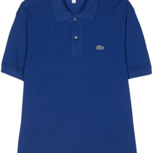 Lacoste logo-patch polo shirt