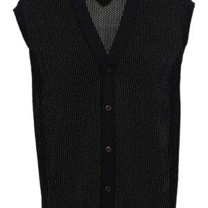 Prada open-knit V-neck cardigan