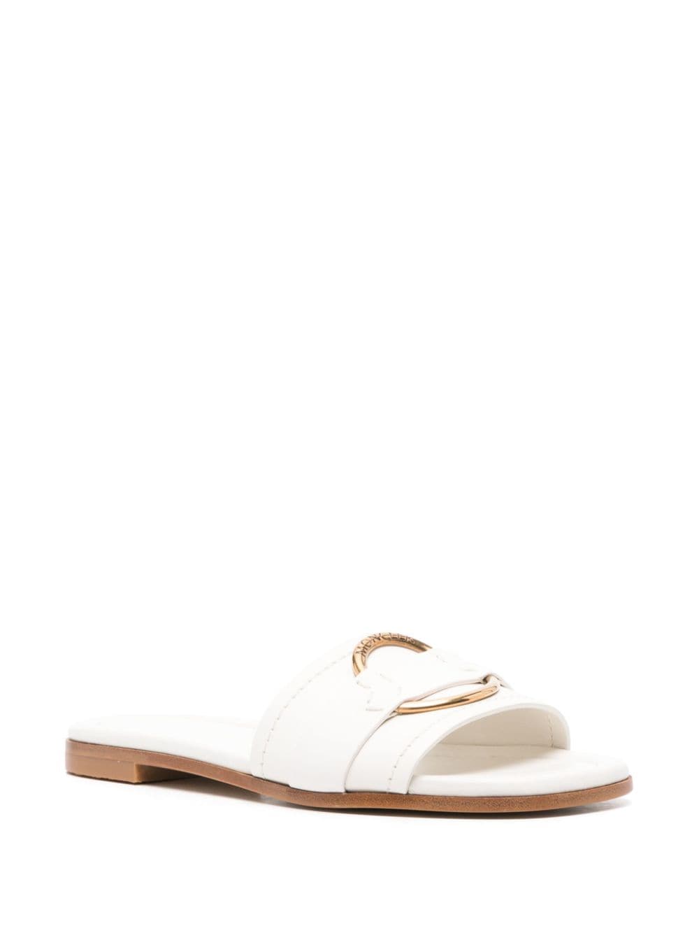 Moncler Bell leather slides - Image 2