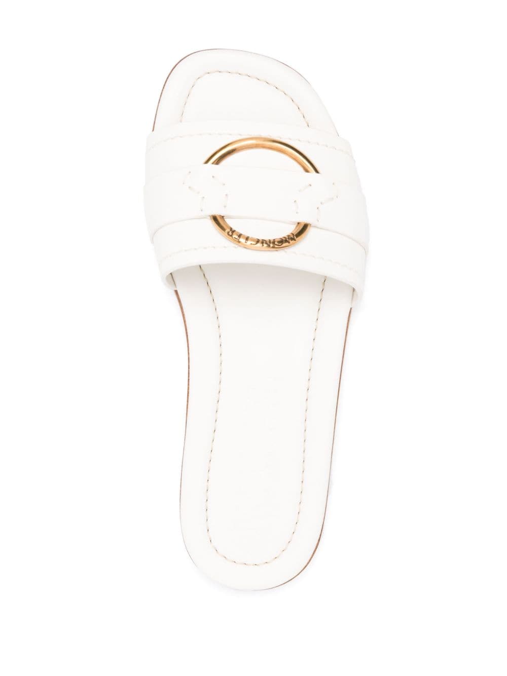 Moncler Bell leather slides - Image 4