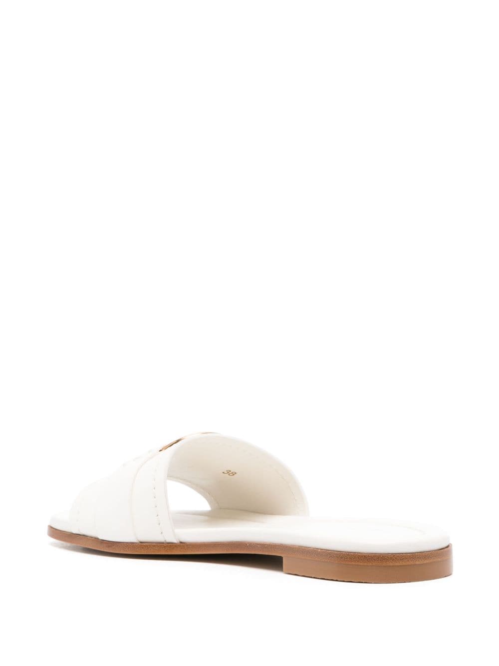 Moncler Bell leather slides - Image 3