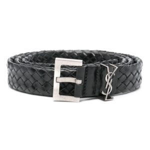 Louis Vuitton Cassandre interwoven leather belt