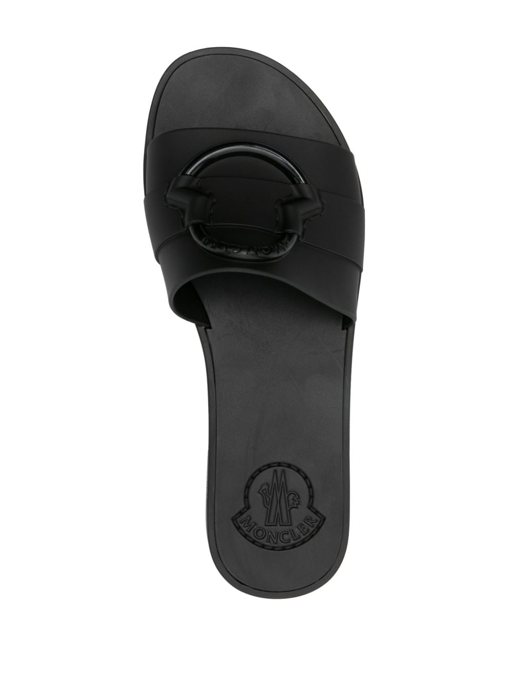 Moncler Mon logo-engraved slides - Image 4
