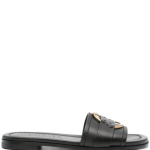Moncler Bell leather slides