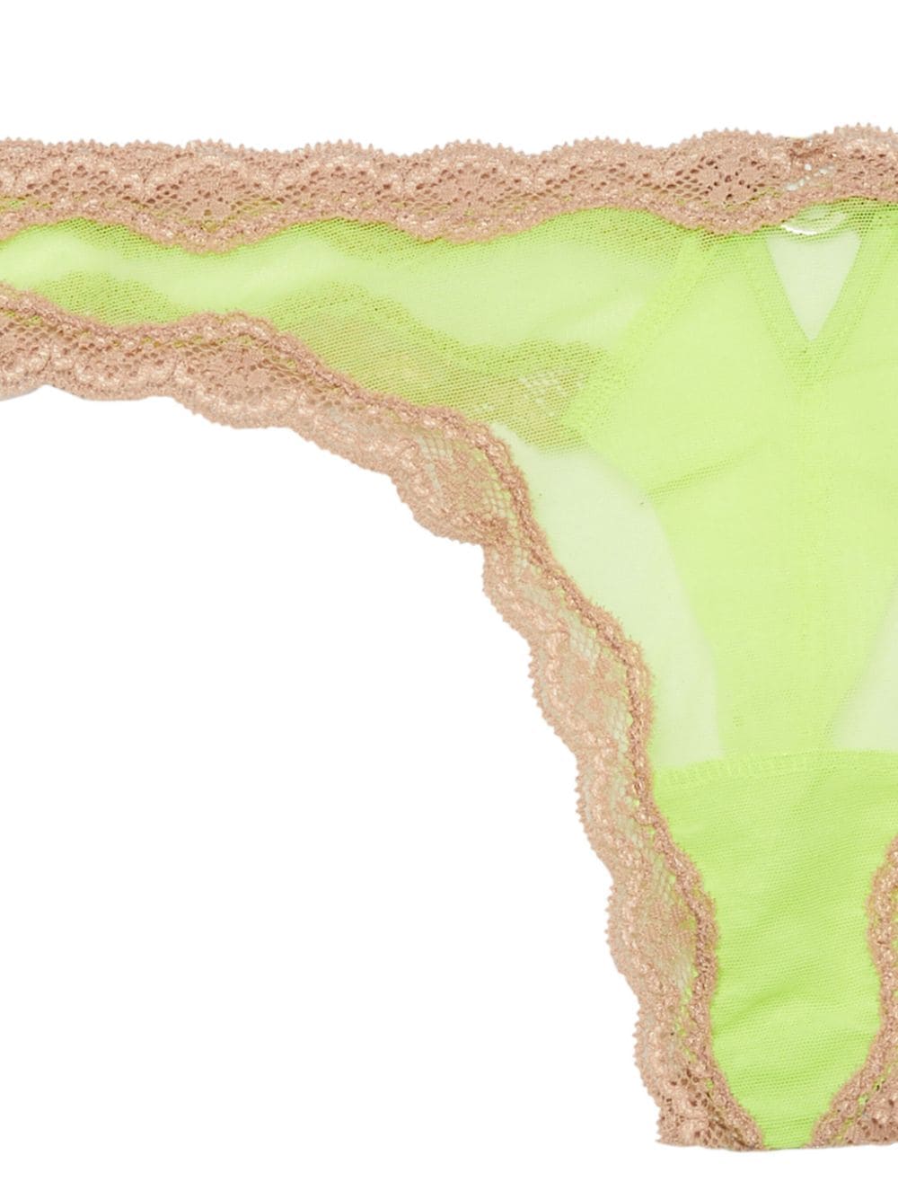 Fleur Du Mal lace-detailing sheer thong - Image 2