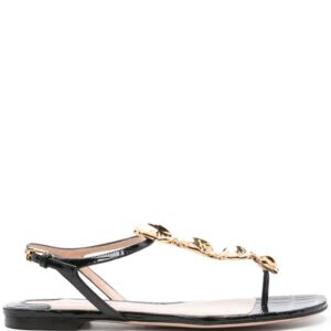 TOM FORD  Titan croc scales sandals