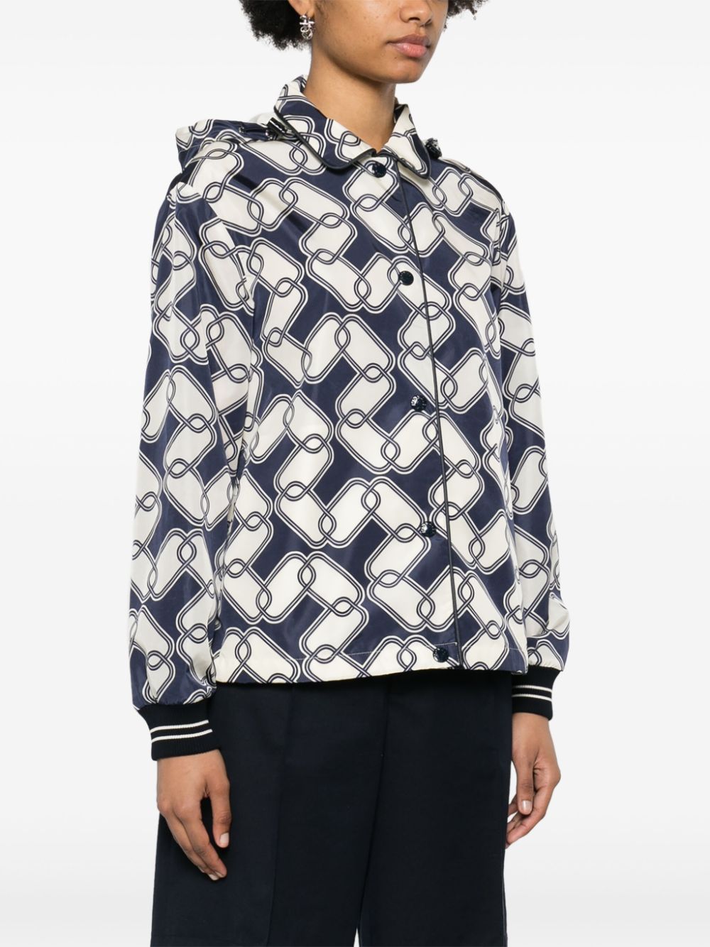 Moncler Iasone graphic-print hooded jacket - Image 3
