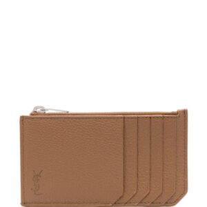 Saint Laurent Cassandre leather cardholder