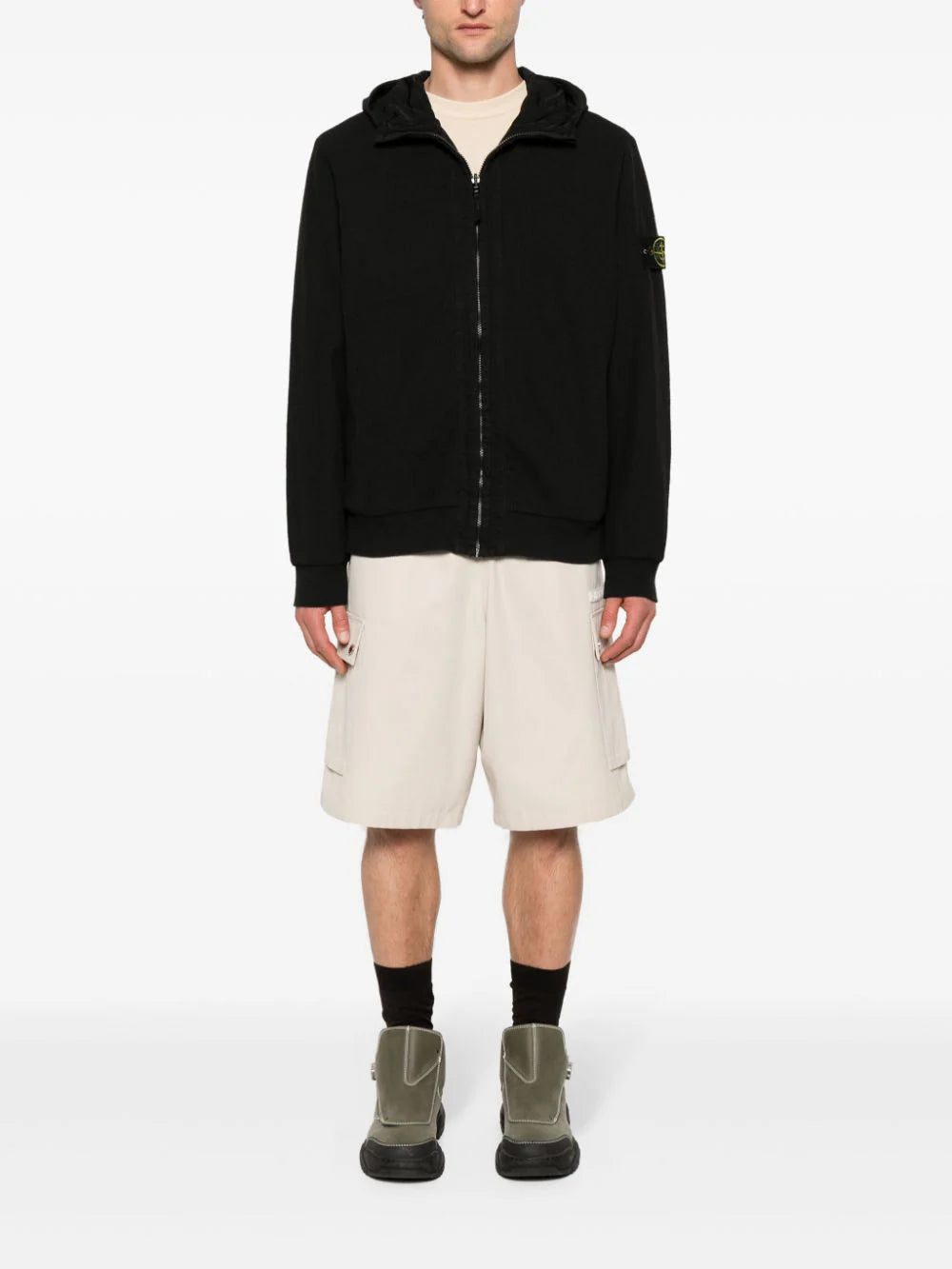 Stone Island Compass-badge reversible hooded jacket - Image 2