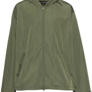 Balenciaga  logo-print hooded jacket