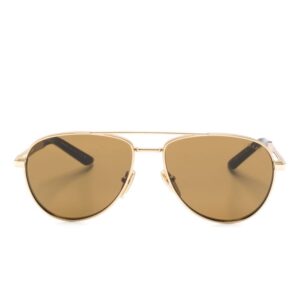 Prada Eyewear logo-print pilot sunglasses