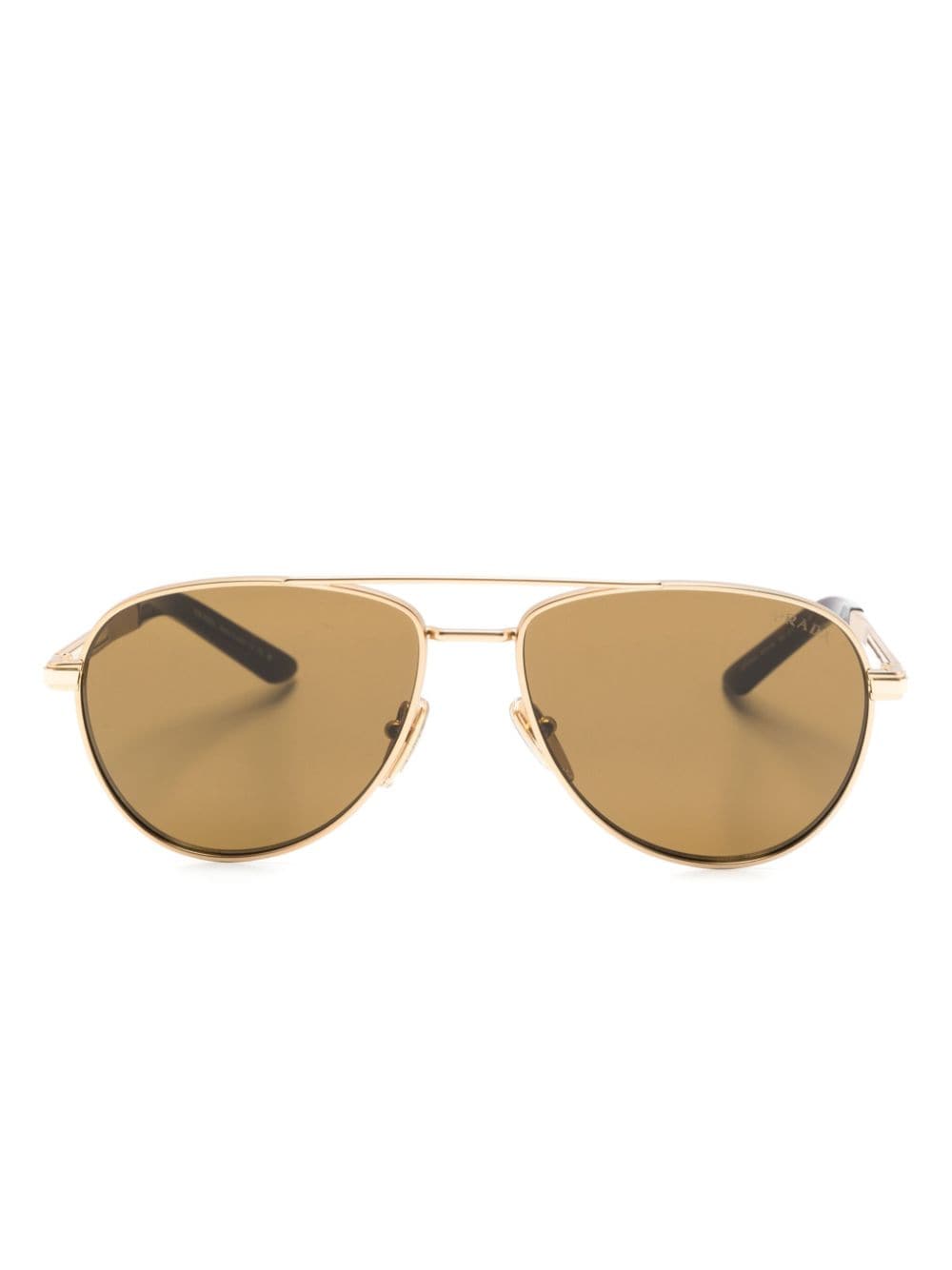 Prada Eyewear logo-print pilot sunglasses