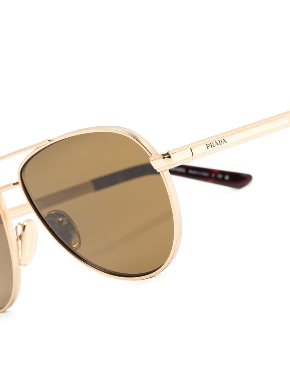 Prada Eyewear logo-print pilot sunglasses - Image 3