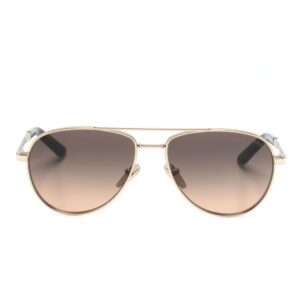 Prada Eyewear logo-engraved pilot-frame sunglasses