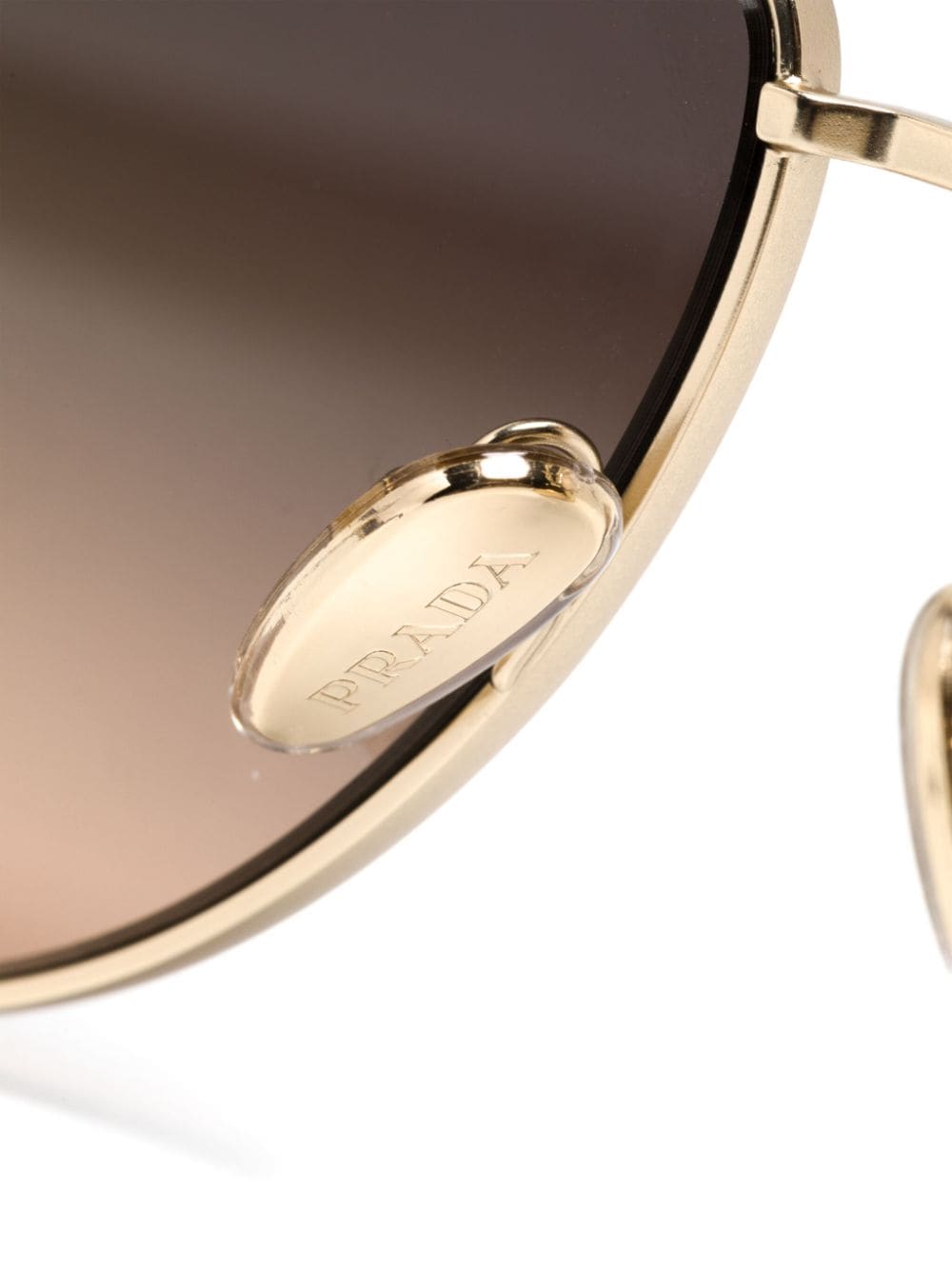 Prada Eyewear logo-engraved pilot-frame sunglasses - Image 3