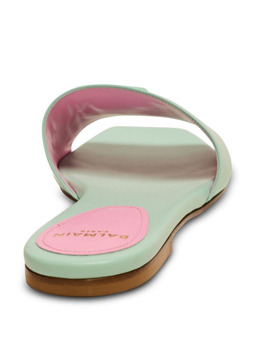 Balmain Dafne leather slides - Image 3