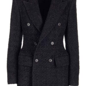 Balenciaga  Hourglass tweed blazer