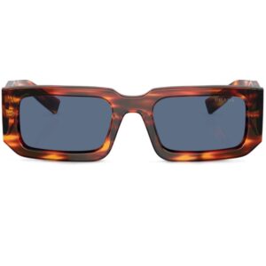 Prada Eyewear tortoiseshell-effect rectangle-frame sunglasses
