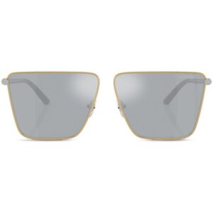 Versace Eyewear Tubular Greca square-frame sunglasses
