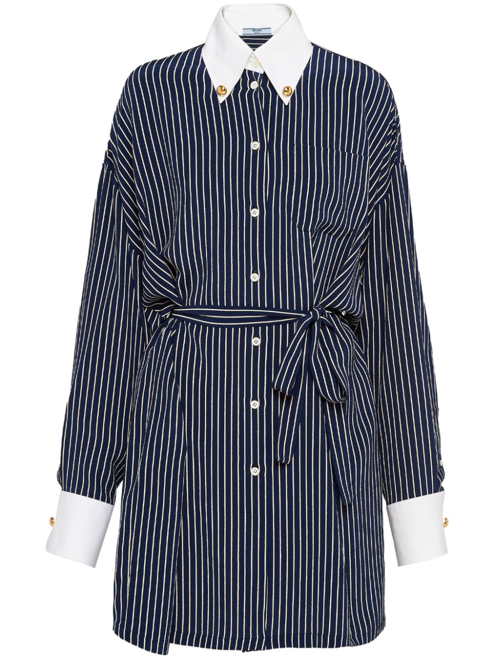 Prada striped silk shirt