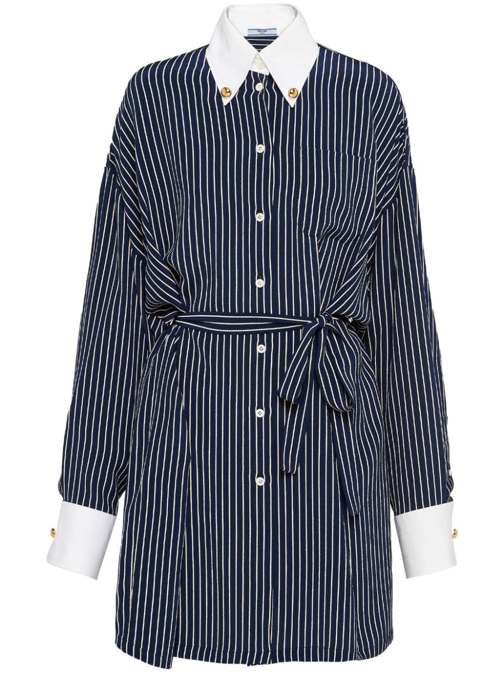Prada striped silk shirt