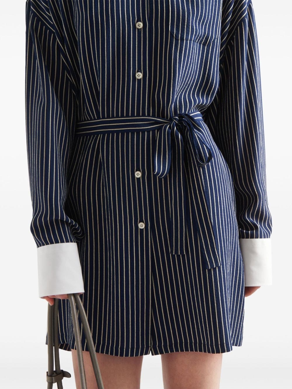 Prada striped silk shirt - Image 5
