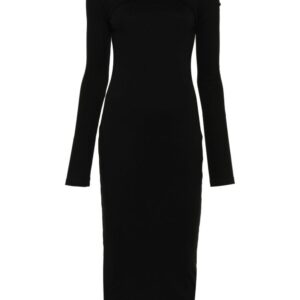 Off-White Off Stamp Rib Round dress