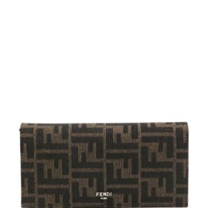 FENDI FF-jacquard bi-fold wallet