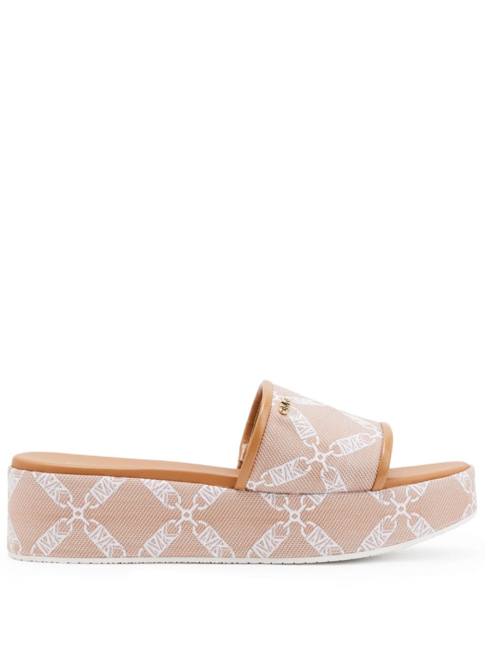 Michael Kors Ember canvas platform sandals