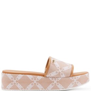 Michael Kors Ember canvas platform sandals