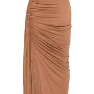 Rick Owens Lilies asymmetric draped skirt