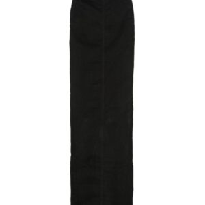 Rick Owens  Dirt Pillar denim maxi skirt