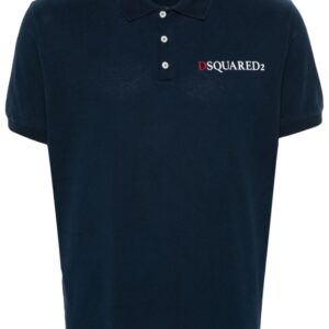 Dsquared2 logo-print cotton polo shirt