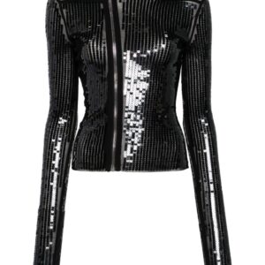 Rick Owens Lilies  Gary sequined zip-up jacket