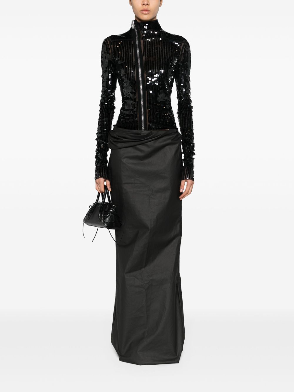 Rick Owens Lilies Gary sequined zip-up jacket - Image 2