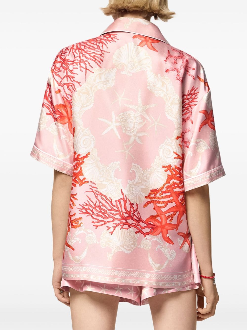 Versace Barocco Sea silk shirt - Image 4