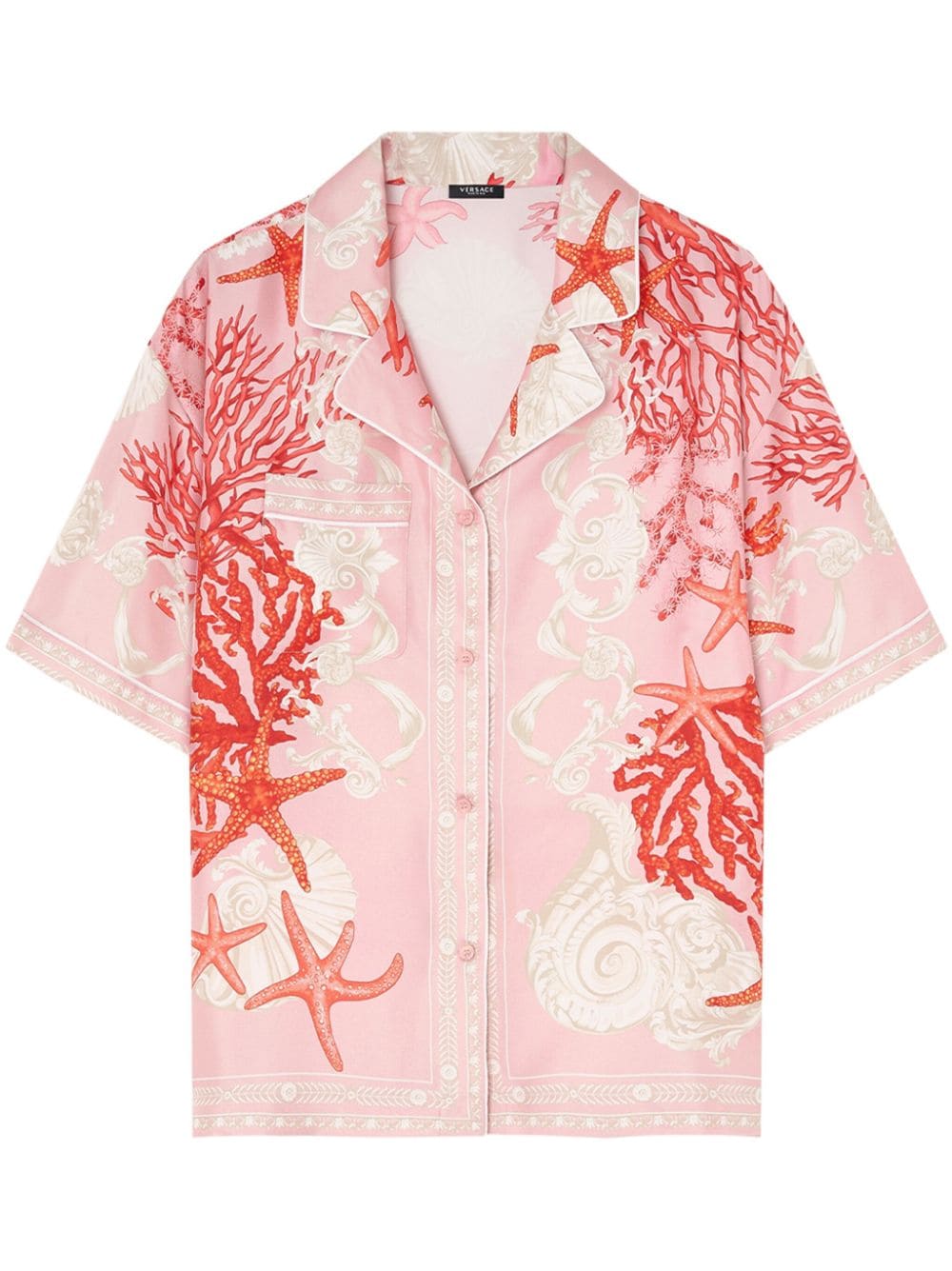 Versace Barocco Sea silk shirt