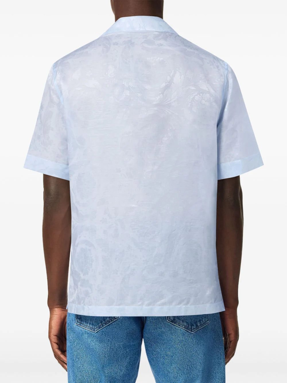 Gucci striped logo-embroidered cotton shirt (Copy) - Image 4