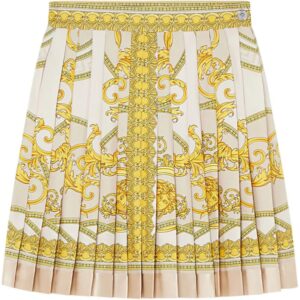 Versace  La Coupe des Dieux pleated silk skirt