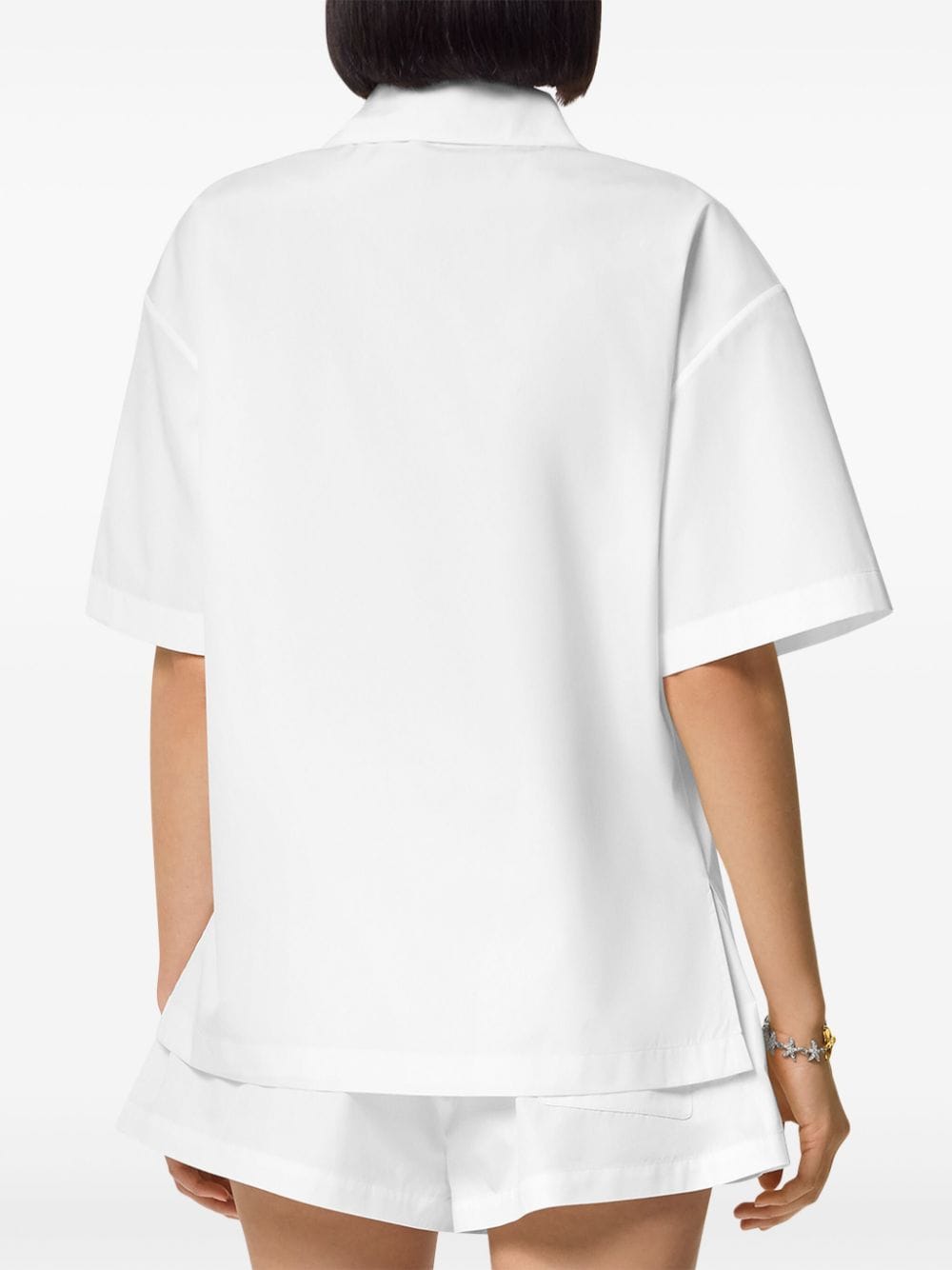 Versace Sangallo-embroidered cotton shirt - Image 4