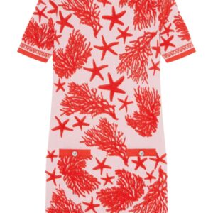 Versace Barocco Sea knitted midi dress