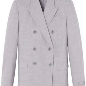 Versace double-breasted chambray blazer