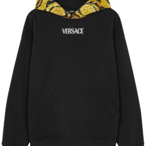 Versace  Barocco panelled hoodie