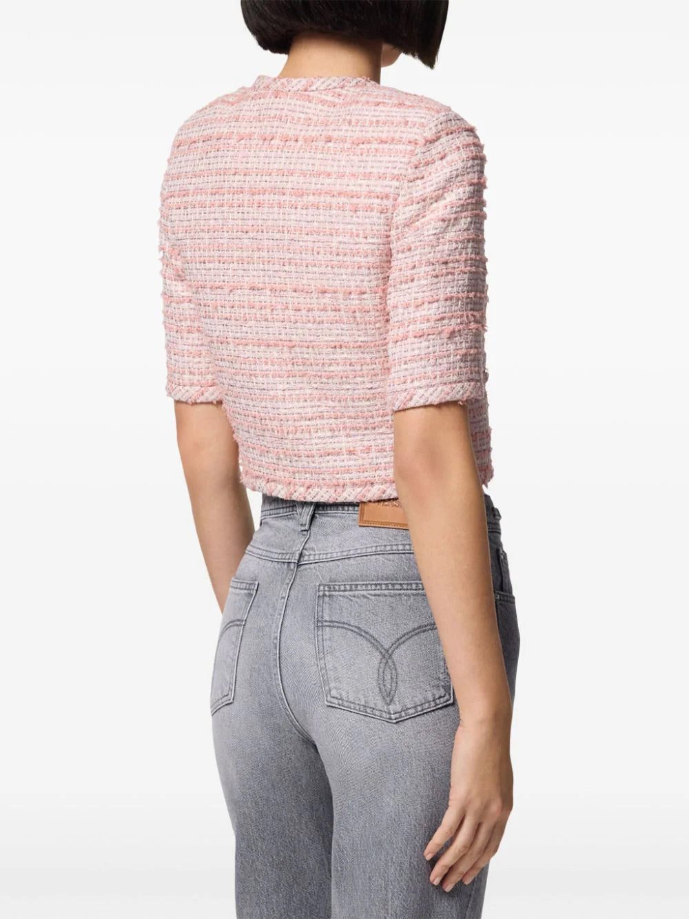 Versace Medusa-plaque tweed jacket - Image 4