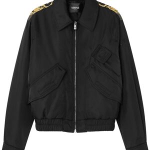 Versace Barocco-print blouson jacket