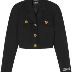 Versace Medusa Head-buttons cropped jacket