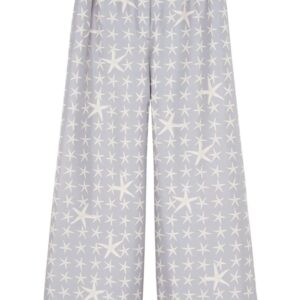 Versace  Stella Marina silk trousers