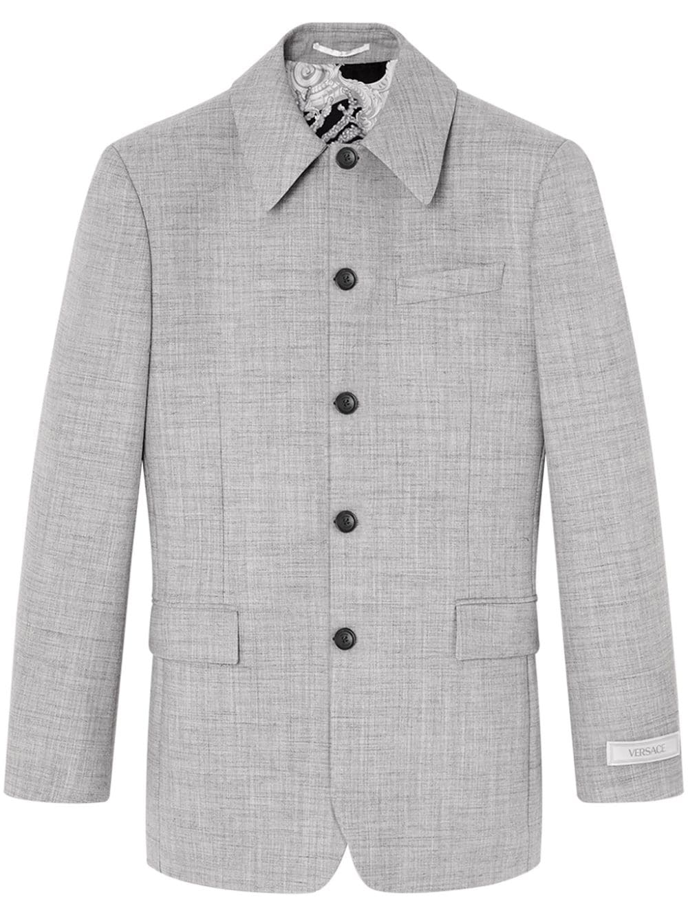 Versace single-breasted tailored blazer