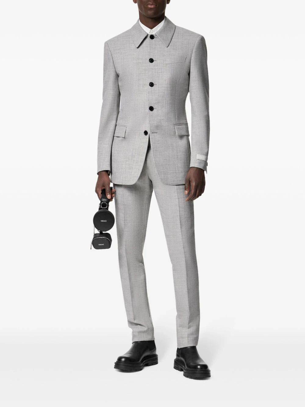 Versace single-breasted tailored blazer - Image 2
