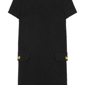 Versace tweed shift mini dress